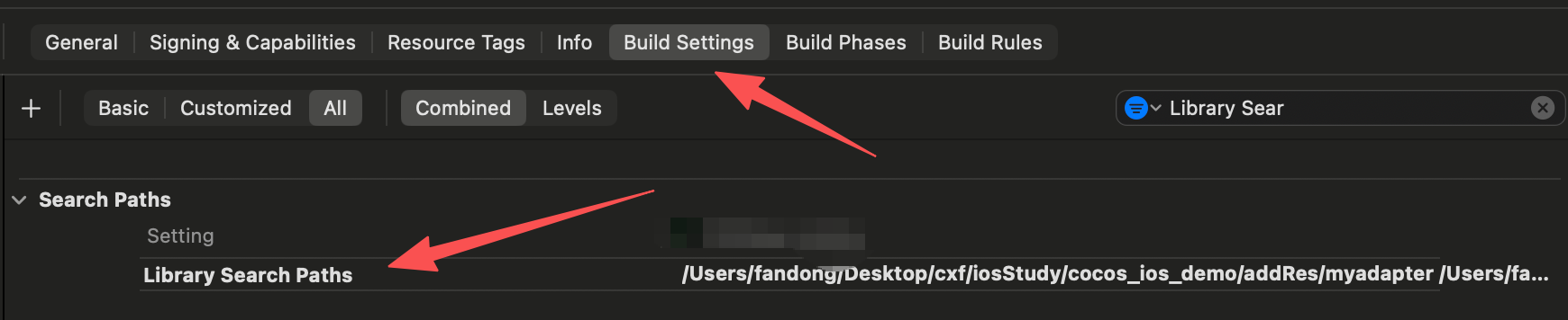 Library Search Paths