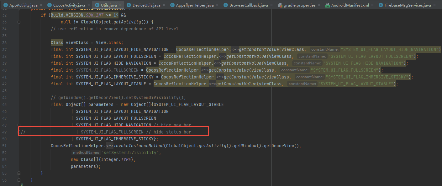 Utils.java change