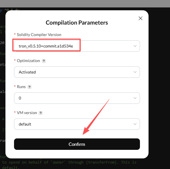 Compiler settings